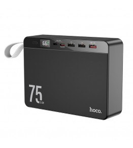Внешний аккумулятор Power Bank 75000mAh / 22.5W Быстрая зарядка 3.0 Hoco J94 чёрный