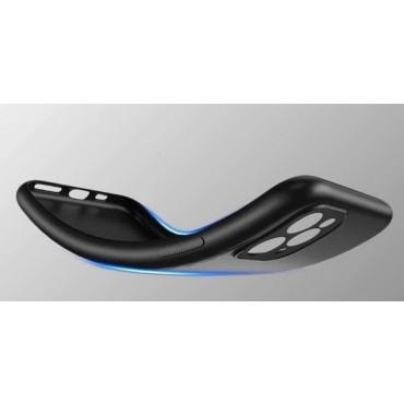 Silikoonist pehme ümbris Honor 90 Lite/X50i jaoks – must