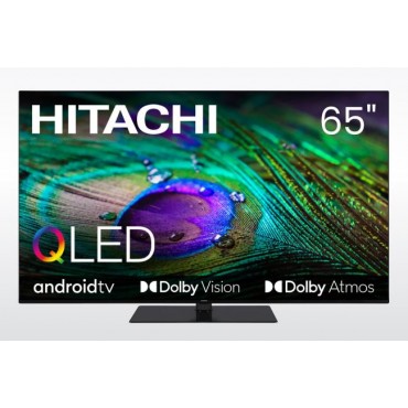 TV Set|HITACHI|65"|4K/Smart|QLED|3840x2160|Wireless LAN|Bluetooth|Android|65HAQ6460