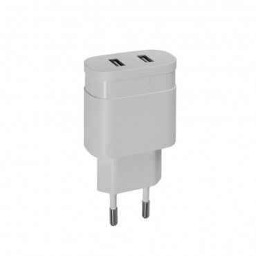 MOBILE CHARGER WALL 2.4A/WHITE PS4122 W00 RIVACASE