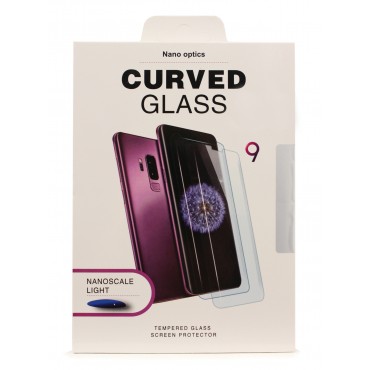 Tempered glass Nano Optics 5D UV Glue Samsung G975 S10 Plus curved transparent