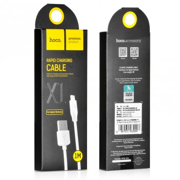 USB cable Hoco X1 Lightning 2.0m white