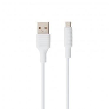 USB cable Borofone BX1 microUSB 1m white