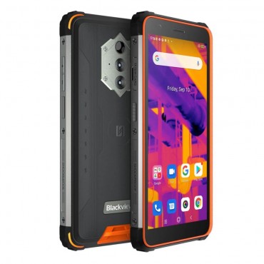 BLACKVIEW BV6600 PRO / ORANGE VEE- JA TOLMUKINDEL MOBIILTELEFON /TERMOKAAMERA FLIR