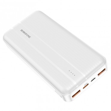 External battery Power Bank Borofone BJ9 AType-C PD+Quick Charge 3.0 (3A) 20000mAh white