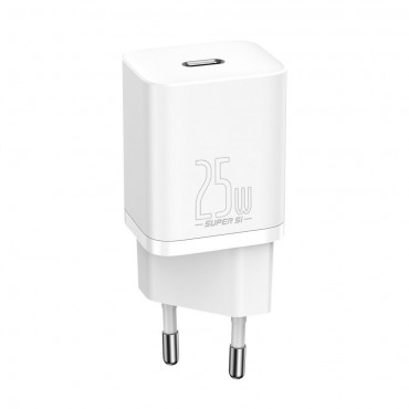 Charger Baseus Super Si 25W USB-C white CCSP020102