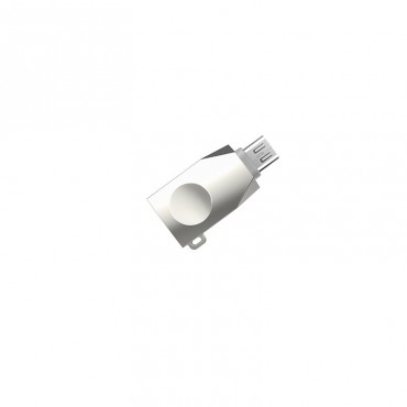Adapter Hoco UA10 MicroUSB to USB-A grey