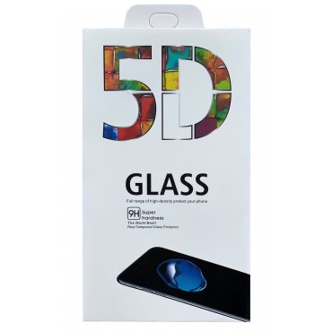 Tempered glass 5D Full Glue Xiaomi Redmi Note 12S curved black