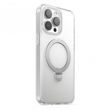 Case Joyroom JR-BP004 Magnetic Protective Phone Case With Holder Apple iPhone 15 Pro clear