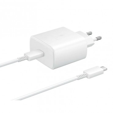 Charger Samsung EP-TA845 45W + Type-C cable white