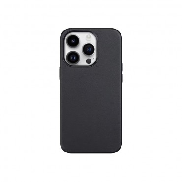 Mag Leather Case Apple iPhone 16 Plus black