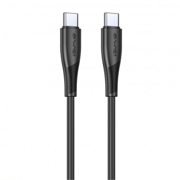 USB cable Awei CL-182C USB-C to USB-C 1.0m black