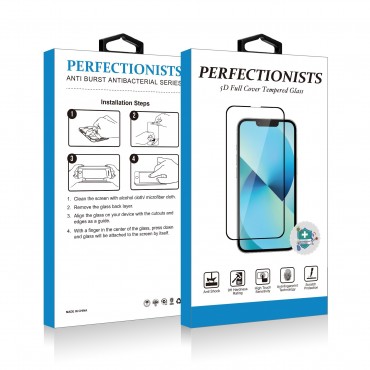 Tempered glass 3D Perfectionists Apple iPhone 16 black