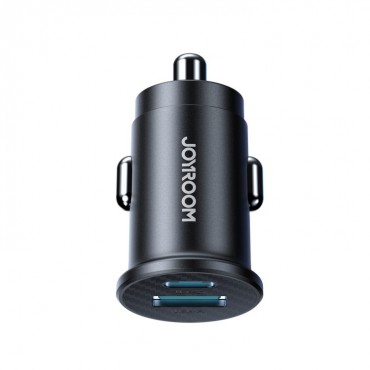 Car charger Joyroom JR-CCN16 USB-A/USB-C 15W black
