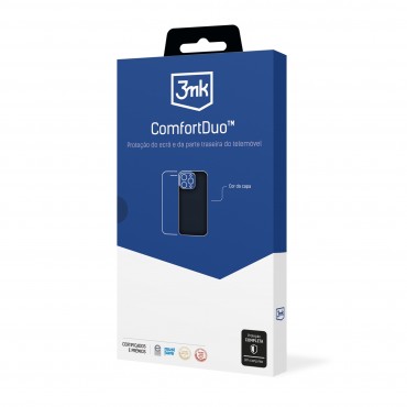 Case and protective glass set 3mk ComfortDuo Matt Black Apple iPhone 13