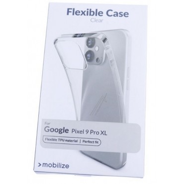 Google Pixel 9 Pro XL silikoon tagakaas, läbipaistev