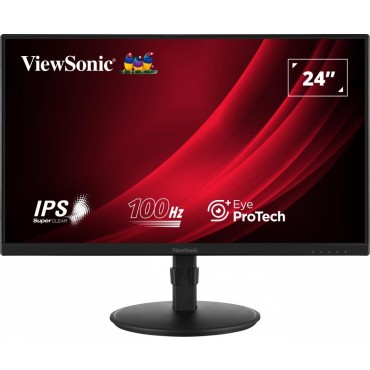 LCD Monitor|VIEWSONIC|VG2408A-MHD|23.8"|Business|Panel IPS|1920x1080|16:9|100Hz|Matte|5 ms|Speakers|Swivel|Pivot|Height adjustable|Tilt|Colour Black|VG2408A-MHD