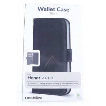 Honor 200 Lite mobiiliümbris, must