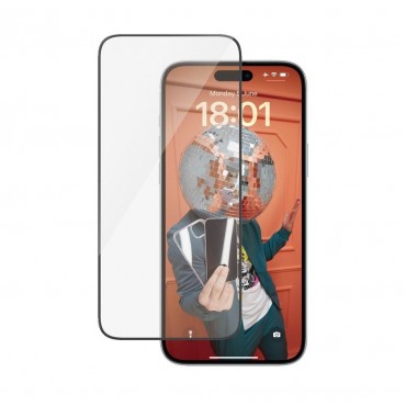 Apple iPhone 15 Plus Ultra-Wide EasyAligner Glass  by PanzerGlass Black
