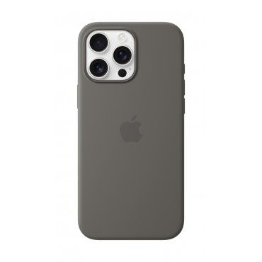 Apple iPhone 16 Pro Max Silicone Case with MagSafe Stone Gray