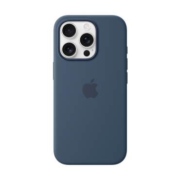 Apple iPhone 16 Pro Silicone Case with MagSafe Denim
