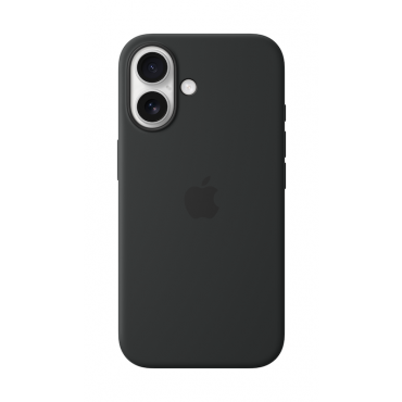 Apple iPhone 16 Silicone Case with MagSafe Black