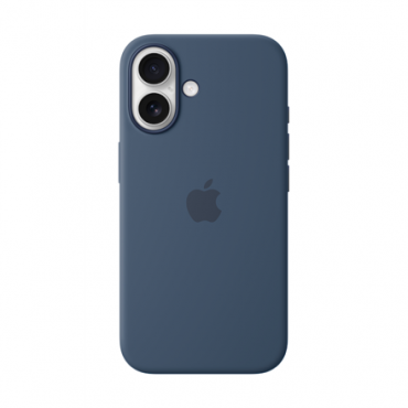 Apple iPhone 16 Silicone Case with MagSafe Denim