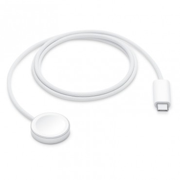 Apple Watch Magnetic Fast Charger to USB-C Cable 1m White