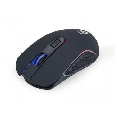 MOUSE USB OPTICAL GAMING RGB/RECHARGE MUSGW-6BL-01 GEMBIRD