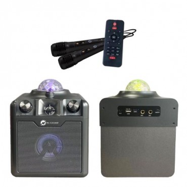 Portable Speaker|N-GEAR|DISCO STAR 710SG|Space Gray|Wireless|Bluetooth|DISCOSTAR710SG