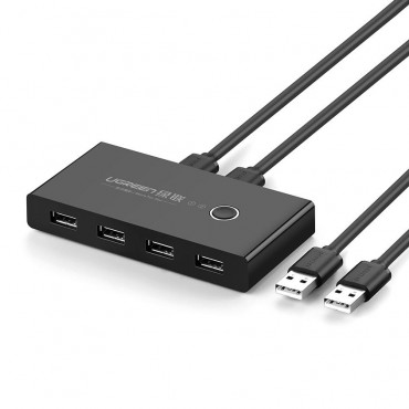 HUB switch 4x USB 2.0 USB splitter kahele arvutile
