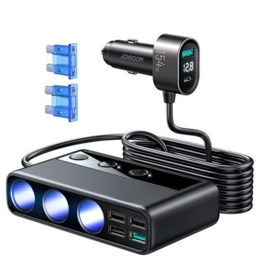 9in1 sülearvuti autolaadija 154W - 5x USB / 1x USB Type C / 3x sigaretisüütaja pesa/9in1 laptop car charger 154W - 5x USB / 1x USB Type C / 3x cigarette lighter socket Power