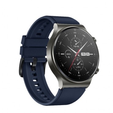 Silikoonrihm Huawei Watch GT / GT2 / GT2 Pro jaoks, sinine / Silicone strap for Huawei Watch GT / GT2 / GT2 Pro blue