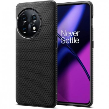 Kaitseümbris ONEPLUS 11 5G MATTE MUST/ Spigen LIQUID AIR ONEPLUS 11 5G MATTE BLACK