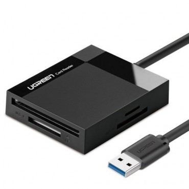 MS mälukaardilugeja /memory card reader USB 3.0 SD / micro SD / CF must