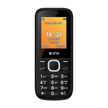 eSTAR X18 Feature Phone Dual SIM Silver