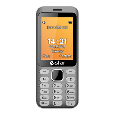 eSTAR X28 Feature Phone Dual SIM Silver