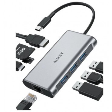 I/O HUB USB3 8PORT CB-C91/FRAN1017755 AUKEY