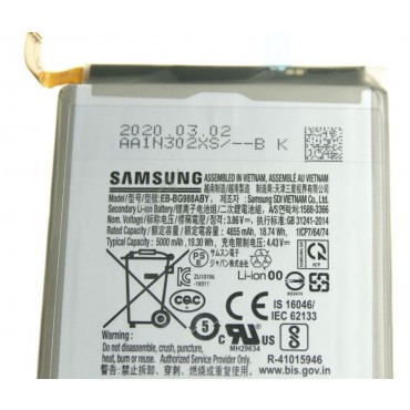 Samsung Galaxy S20 Ultra SM-G988 originaal aku EB-BG988ABY 4855 mAh