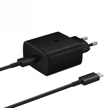 Samsung PD 45W Type-C Wall Charger (with cable) Black