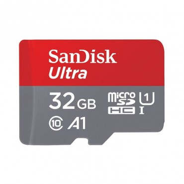 SanDisk Ultra MicroSDHC 32GB + SD Adap. 120MB/s A1 Black