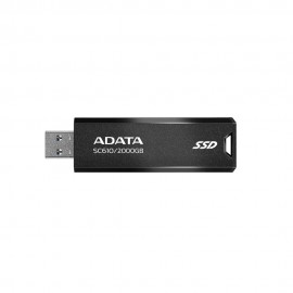 External SSD|ADATA|SC610|2TB|USB 3.2|Write speed 500 MBytes/sec|Read speed 550 MBytes/sec|SC610-2000G-CBK/RD