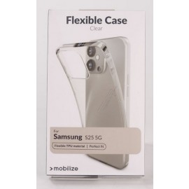Samsung S25 5G silikoon tagakaas, läbipaistev
