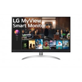 LCD Monitor|LG|MyView 32''|31.5"|Smart/4K|Panel VA|3840x2160|16:9|5 ms|Speakers|Tilt|Colour White|32SQ700S-W