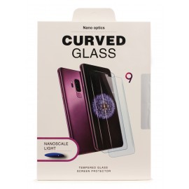 Tempered glass Nano Optics 5D UV Glue Samsung G965 S9 Plus curved transparent
