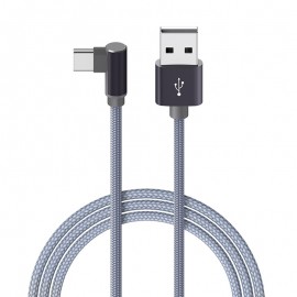 USB cable Borofone BX26 Type-C 1.0m metal grey
