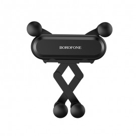Car phone holder Borofone BH19 for using on ventilation grille, black