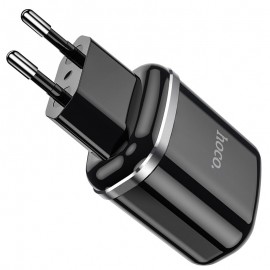 Charger Hoco N4 with 2 USB (2.4A) black