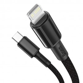 USB cable Baseus High Density Braided Fast Data PD 20W Type-C б Lightning 1m black CATLGD-01