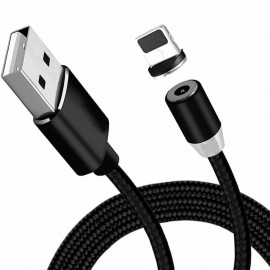 USB cable Magnetic microUSB magnetic 1.0m black